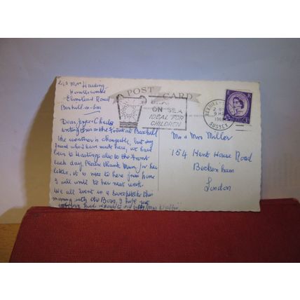 multiview, HASTINGS, SUSSEX. used postcard 1964 pm =