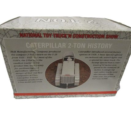 Toy 1962 2-Ton Caterpillar Tractor 1/16 Scale National Truck