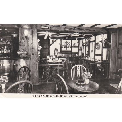 EC836 DORMANSLAND - THE OLD HOUSE AT HOME . PRINTED POSTCARD