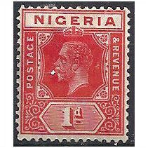 Nigeria 1921 SG16 !d Rose-Carmine Mounted Mint ..