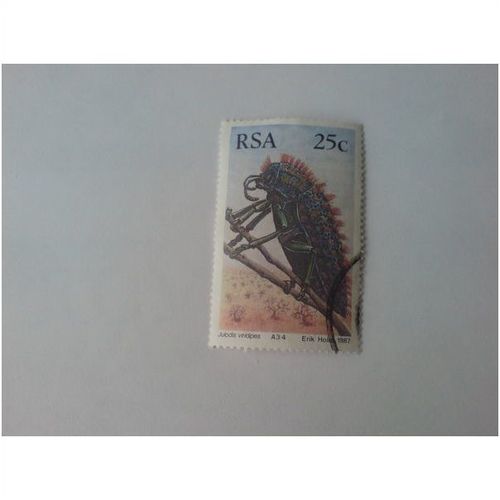 SOUTH AFRICA 1986 BEETLES 25c USED