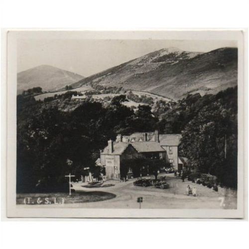 Malvern Hills, British Camp Worcestershire . Small snapshot for scrapbook, album