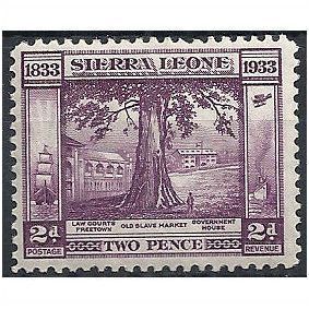 Sierra Leone 1933 SG171 2d Purple Mounted Mint . .