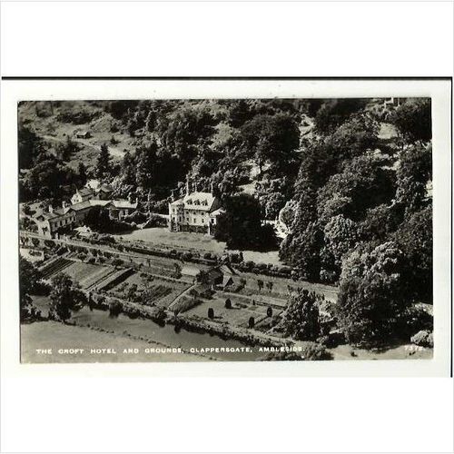 Westmorland AMBLESIDE Croft Hotel Postcard by Aerofilms (7375)