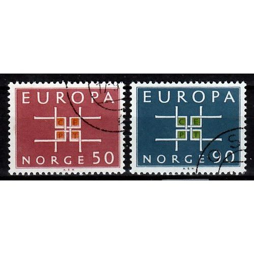 Noorwegen Europa Cept 1963 gestempeld