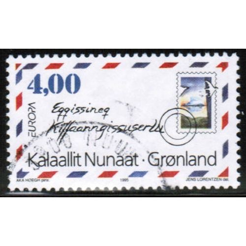 1995 Greenland Sc# 291 used - Europa 4.00 kr