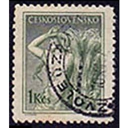 Czechoslovakia 1954 Workers 1k Used Stamp