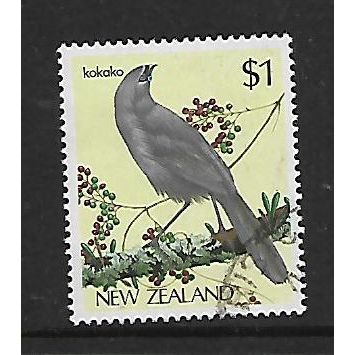 NEW ZEALAND 1982 NATIVE BIRDS $1 KOKAKO SG 1292 FINE USED