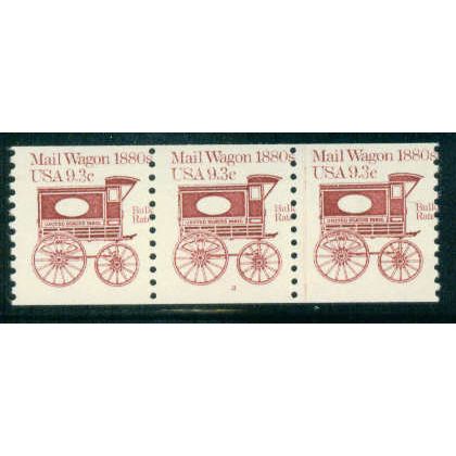 1903 9.3c Mail Wagon Average MNH Dry Gum PNC 3/3 A02135