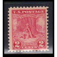 645 2c Valley Forge Just Clears MNH O1182