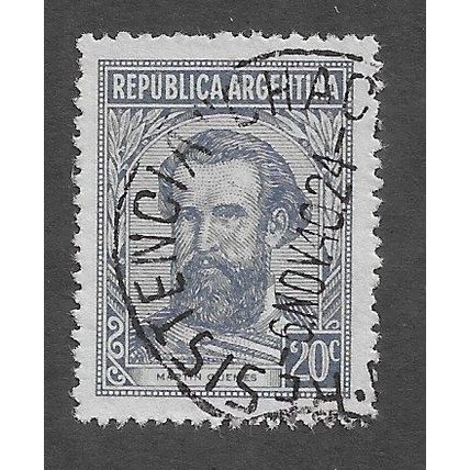 ARG 1935 20c 'M. GUEMES' FINE USED (EBID79-097)
