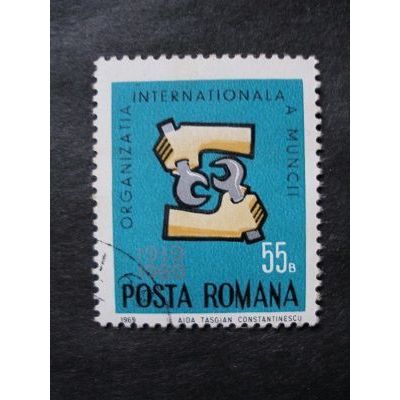 Romania 1969 - International Labor Organization Badge - CTO