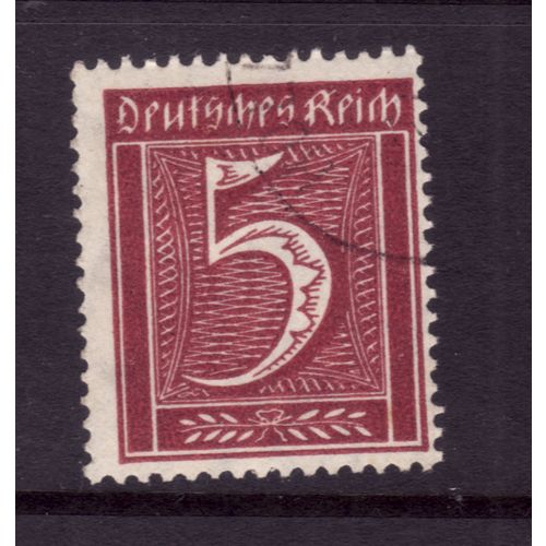 GERMANY 1921 SG 153 5pf RED FINE USED #5