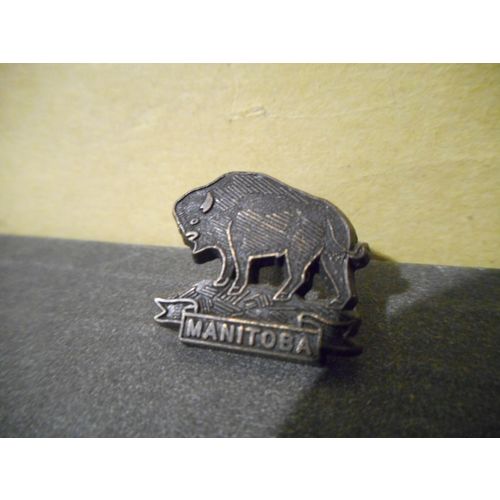 Manitoba,Canada,Buffalo,Bison,Metal Collector Lapel Pin