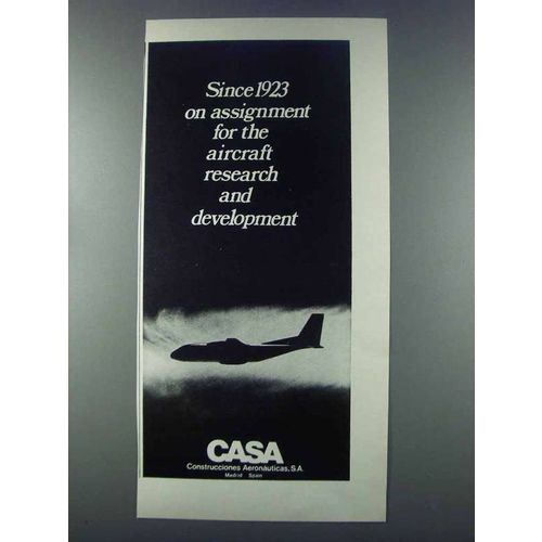 1981 CASA Construcciones Aeronauticas Ad