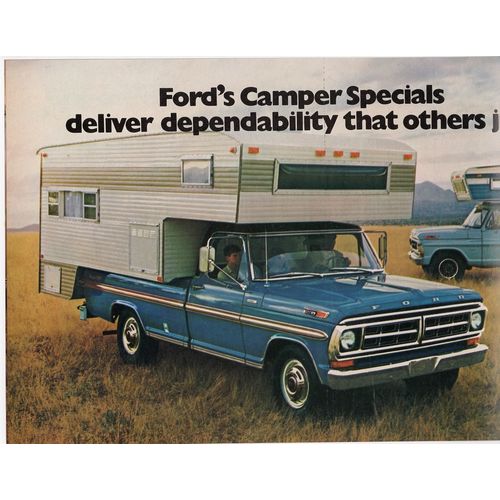 Ford vintage Full Page Print Ad April 1971