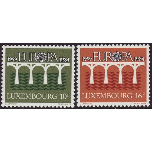 Luxembourg 1984 SG 1131-2 UMM Europa/CEPT (G-100 01)