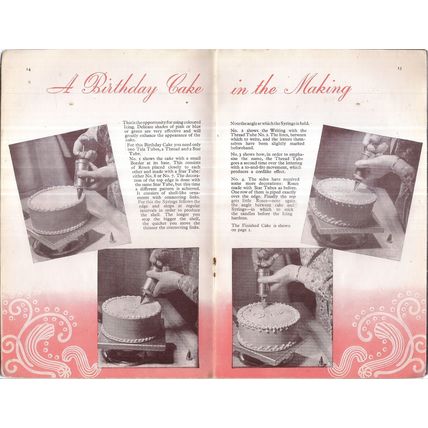 HOW TO ICE A CAKE by Anne Anson and 'TALA' of Stourbridge 11th edition. c.1949 =