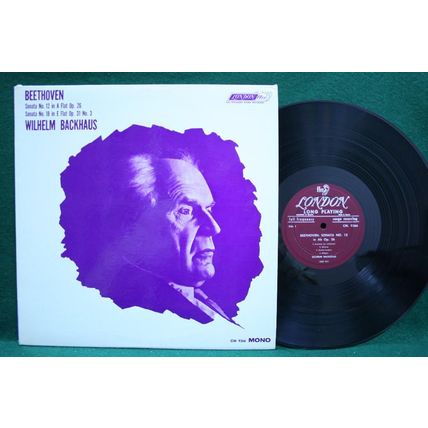 Wilhelm Backhaus - Beethoven: Sonatas No. 12 & 18 - CM 9366 - EX-