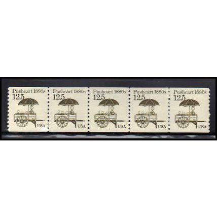 2133 12.5c Pushcart Fine MNH Dry Gum PNC 1/5 X2257