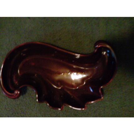 Quebec Artcraft pottery tabletop burgundy piece 203/2