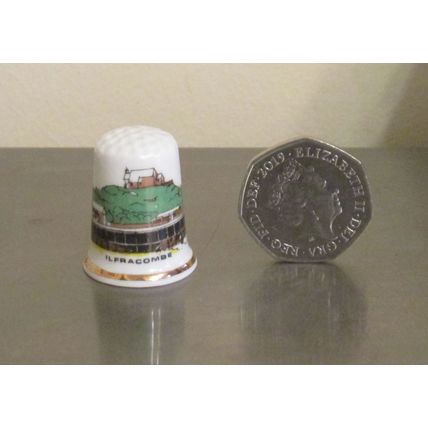 Birchcroft China Thimble - Ilfracombe Souvenir