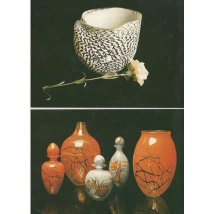 Alchemy Hot Glass Vase Kimono Glassblowing London School Postcard s