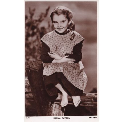 Luana Patten Disney Hollywood Child Star Picturegoer Postcard
