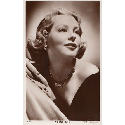 Arlene Dahl Picturegoer Vintage Real Photo Postcard