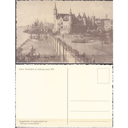 CPM Belgique Anvers Steen vers 1895 Neuf **