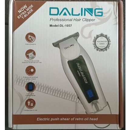 DALING Detail Trimmer Barbers Fade Master Head Shaver T-Blade Mens Clippers