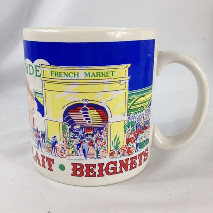 Café Du Monde 12 oz Coffee Mug Cup French Quarter Market Coffee New Orleans LA