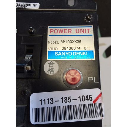 KAWASAKI SANYO DENKI BP100XX26 POWER UNIT,H8762-01005,CO