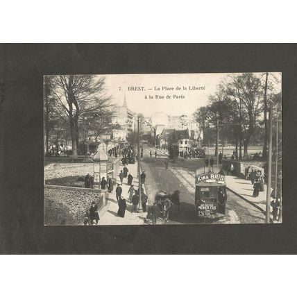 Postcard France Brest La place de la Liberte