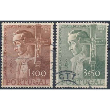 400th Anniversary of Sao Paolo - Portugal 1954 - F H -MiNr 831 & 833