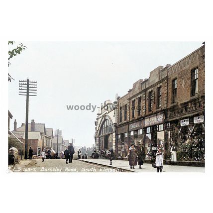 ptc0535 - South Elmsall , Barnsley Road - Yorkshire - print 6x4