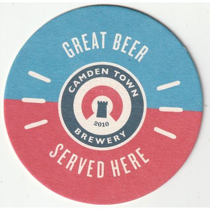 BEER MAT - CAMDEN TOWN BREWERY - PILS - (Cat No 027) - (2015)