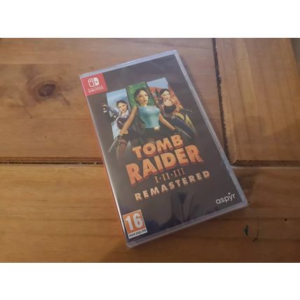 Tomb Raider I-II-III Remastered Collection Nintendo Switch BRAND NEW SEALED