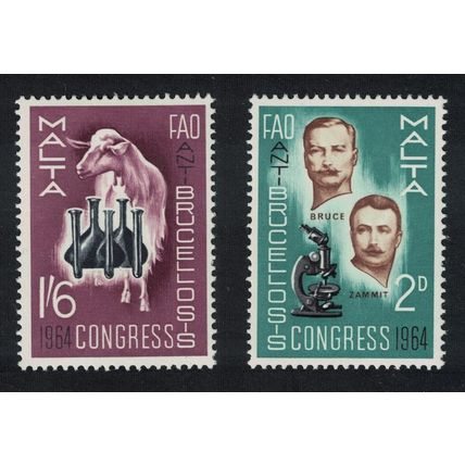 Malta Anti-brucellosis Congress 2v 1964 MNH SG#316-317 Sc#298-299