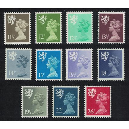 Great Britain Scotland Regional Definitives COLLECTION 1981 MNH