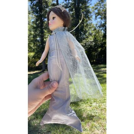 VTG Effanbee 11" The Little Mermaid Doll #1167 Storybook Collection - Brown Hair