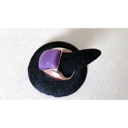 CHUNKY MAN'S RING with PURPLE STONE *