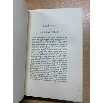 1894 WALTER SCOTT "THE TALISMAN" ANDREW LANG NOTES ILLUSTRATED ANTIQUE BOOK (P5)