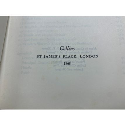 1968 "THE COMPANION GUIDE TO JUGOSLAVIA" TRAVEL VINTAGE HARDBACK BOOK (P5)