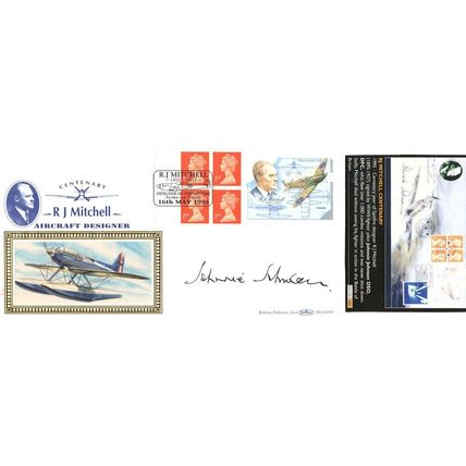 Johnnie Johnson WW2 Pilot Hero RRP £50 Rare Hand Signed FDC