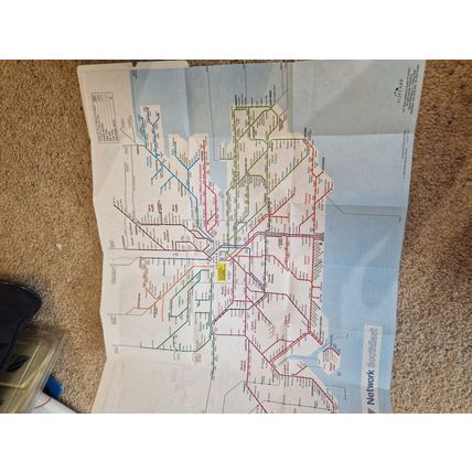 British Railways Network Southeast Gld Card Holder Map