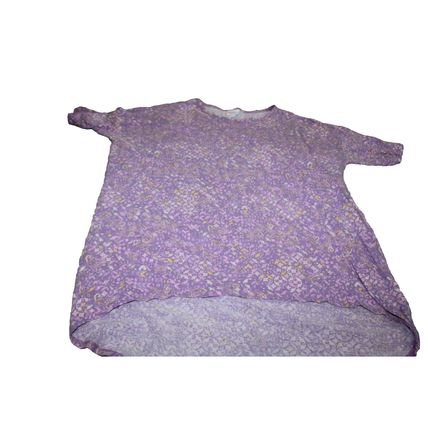 Womens Tunic Top X-Large LulaRoe Shirt Tunic Size XL Violet Color short Sleeve