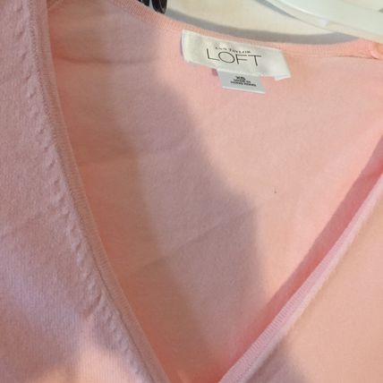 Preowned Ann Taylor Loft Woman's Soft Pink XS Pink Top