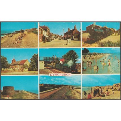 Multiview, Dymchurch, Kent, 1977 - Bennett Postcard