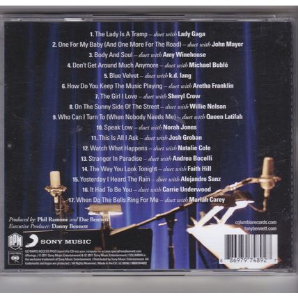 Tony Bennett : Duets II. (2011) CD Album